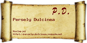 Persely Dulcinea névjegykártya